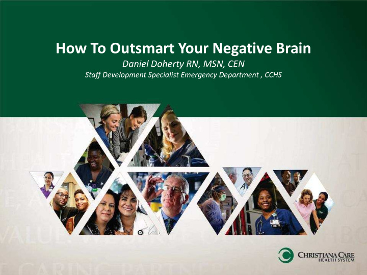 how to outsmart your negative brain
