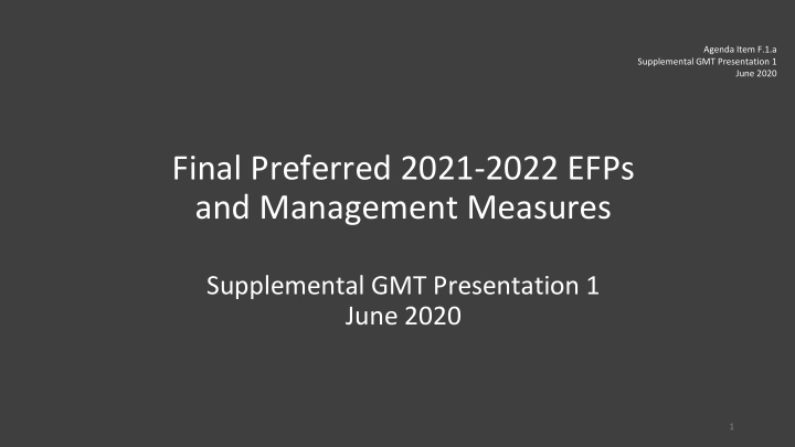 final preferred 2021 2022 efps and management measures