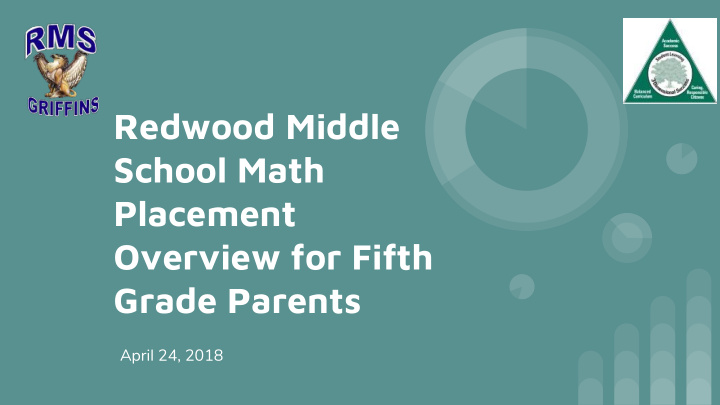 redwood middle school math placement overview for fifth