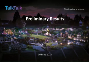 Preliminary Results  16 May 2013  2  FY10/11  FY12/13  Only Phone and Broadband  Fastest growing TV