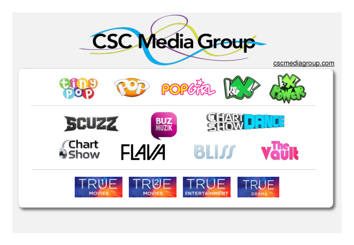 cscmediagroup com historic growth of csc media