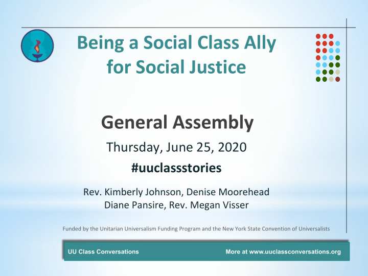 being a social class ally for social justice general