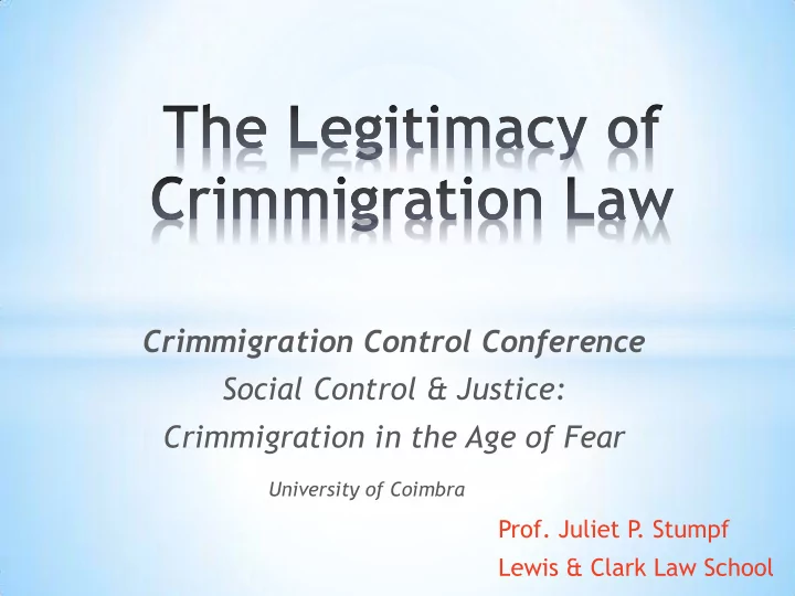 social control justice