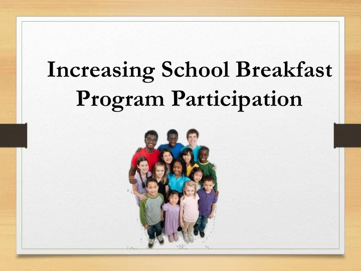 program participation