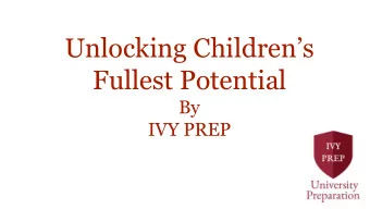 Fullest Potential  By  IVY PREP  What is MESH?  The importance of media literacy, ethics, sociology
