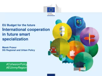PO1 Smart Growth specific objectives  In accordance with the policy objectives, the ERDF shall