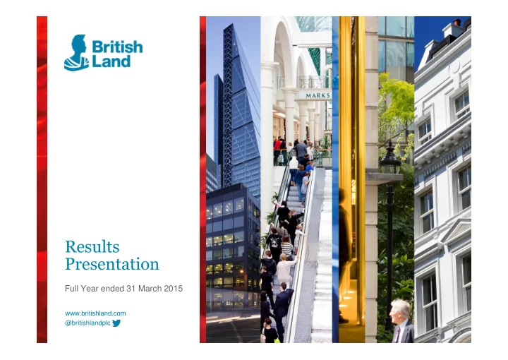 results presentation