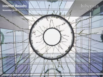 Interim Results  November 2019  Disclaimer  This presentation (hereinafter &quot;this