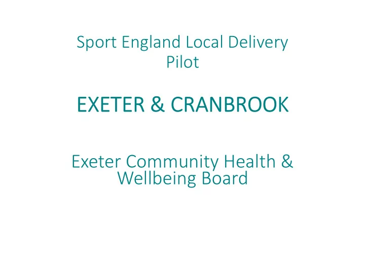 exeter cranbrook