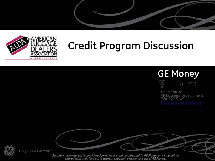 credit program discussion