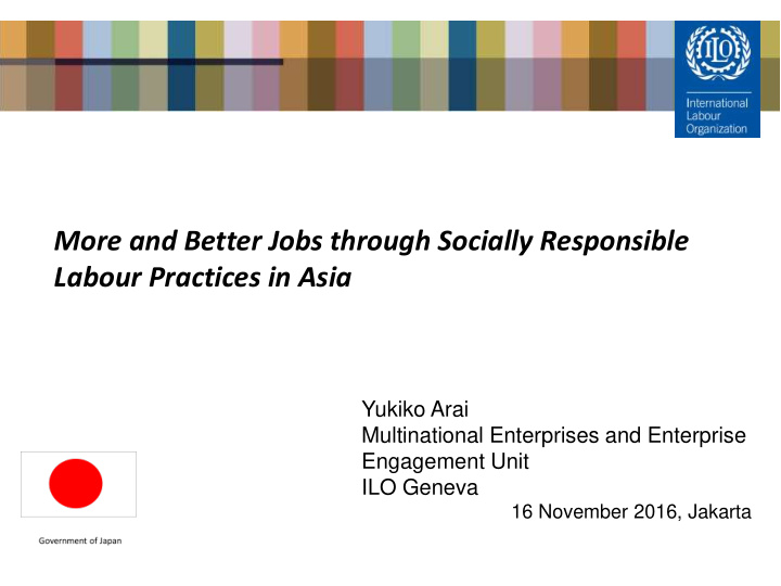 labour practices in asia