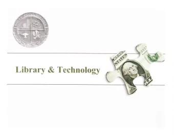 Library  Technology Library &amp; Technology Library 8{ Technology 2010 - 201I Expenditures hy