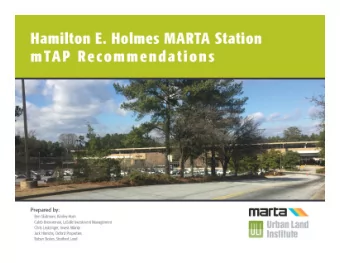 TABLE OF CONTENTS  Project Summary  Research and Methodology  Community Involvement