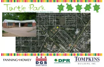 EXISTING SITE PLAN  DECEMBER 2014 ONLINE SURVEY RESULTS  110 respondents logged in  - Top five