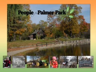 People for Palmer Park   Annual Meeting April  21,2018  Community Update  10:00 a.m.