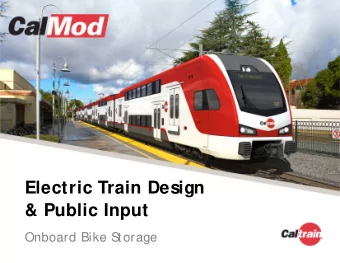 Electric Train Design  &amp; Public Input  Onboard Bike S  torage  EMU Onboard Bike Storage