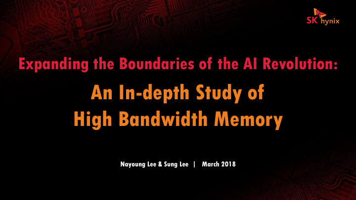 an in depth study of high bandwidth memory