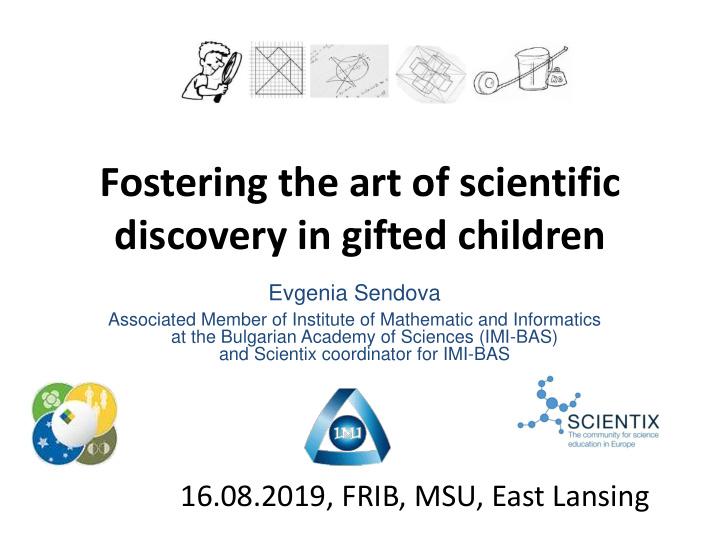 fostering the art of scientific