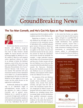 GroundBreaking News    The Tax Man Cometh, and Hes Got His Eyes on Your Investment  employed