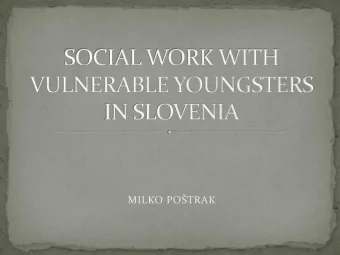 MILKO POTRAK  Social work working relationship:  - agreement  - instrumental definition