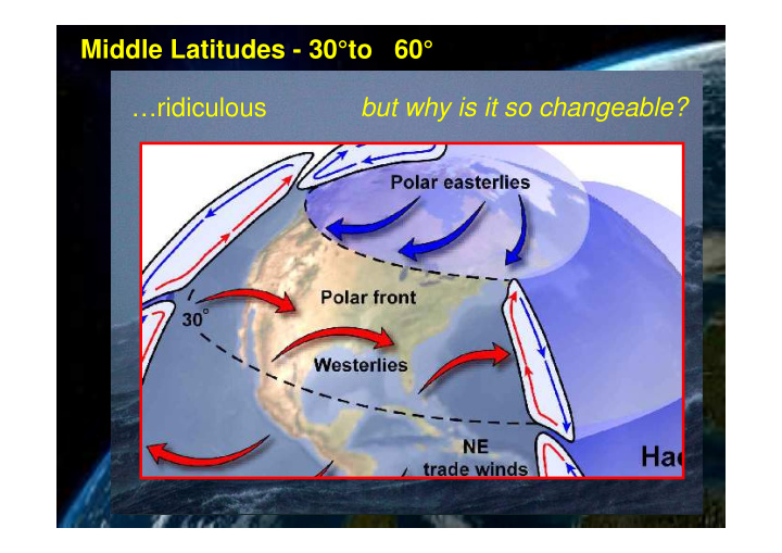 middle latitudes 30 to 60 sublime ridiculous but why is