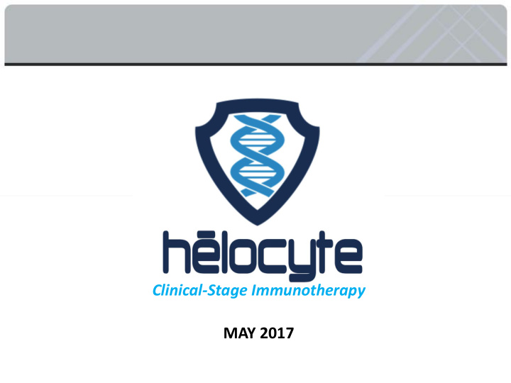 clinical stage immunotherapy