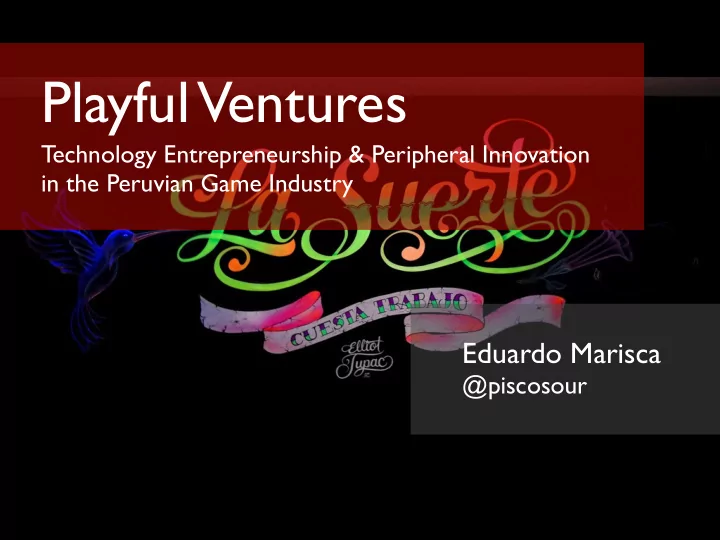 playful ventures