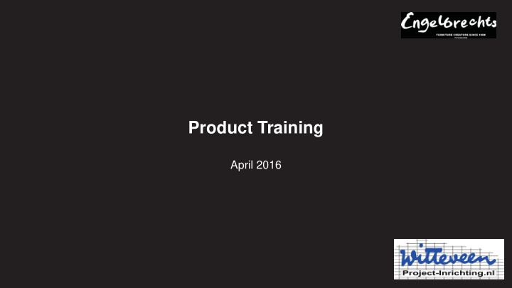 product training