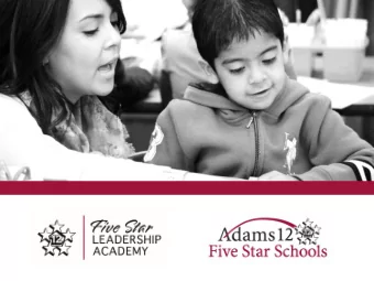 FIVE STAR LEADERSHIP ACADEMY  2  FIVE STAR LEADERSHIP ACADEMY Knows What : Knowledge of district