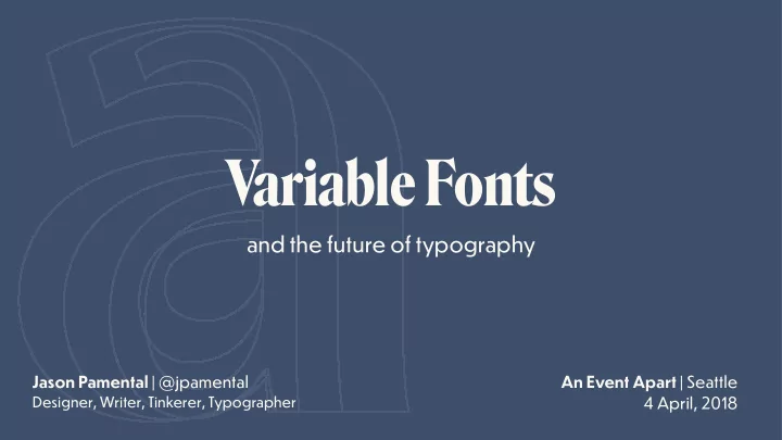 variable fonts