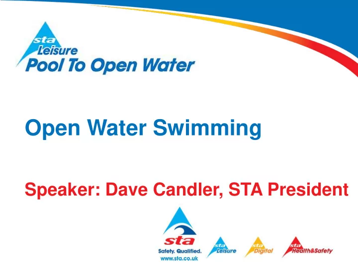 open water swimming