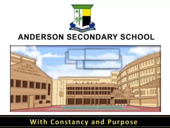 With Constancy and Purpose  1    Strengths of each school    Learning Environment