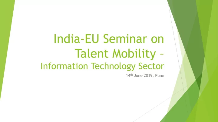 india eu seminar on