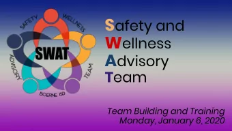 WELCOME,  Administrative  Services Team!  The whole is greater than the sum of its parts.