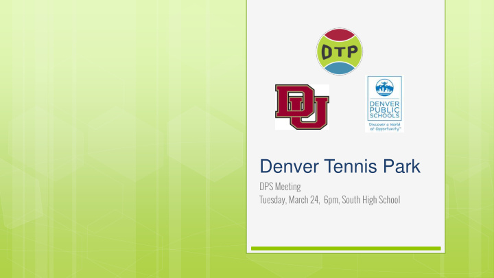 denver tennis park