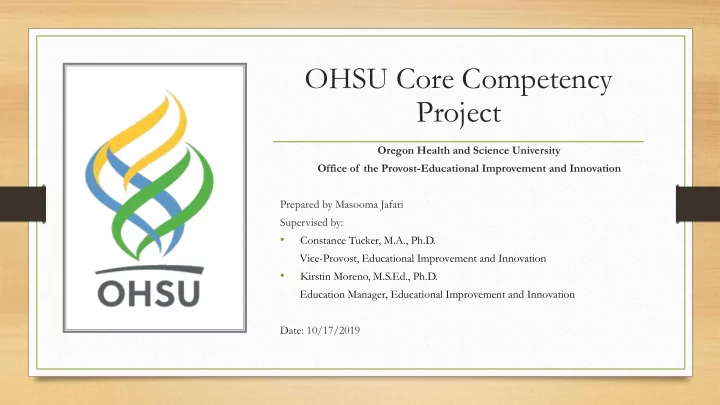 project