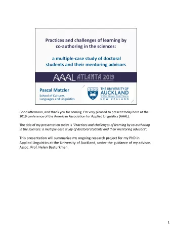 Practices and challenges of learning by  co-authoring in the sciences:  a multiple-case study of
