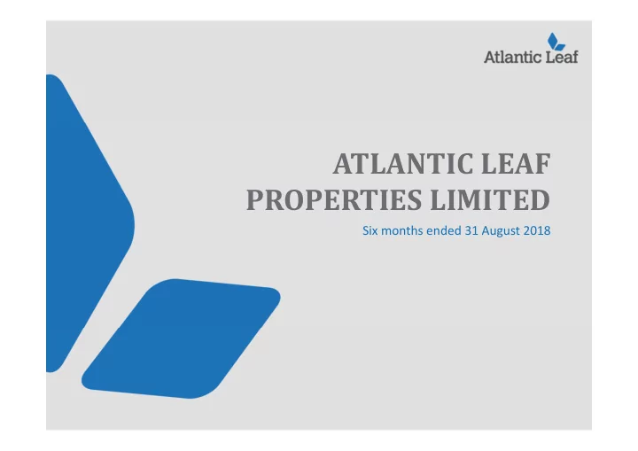atlantic leaf properties limited