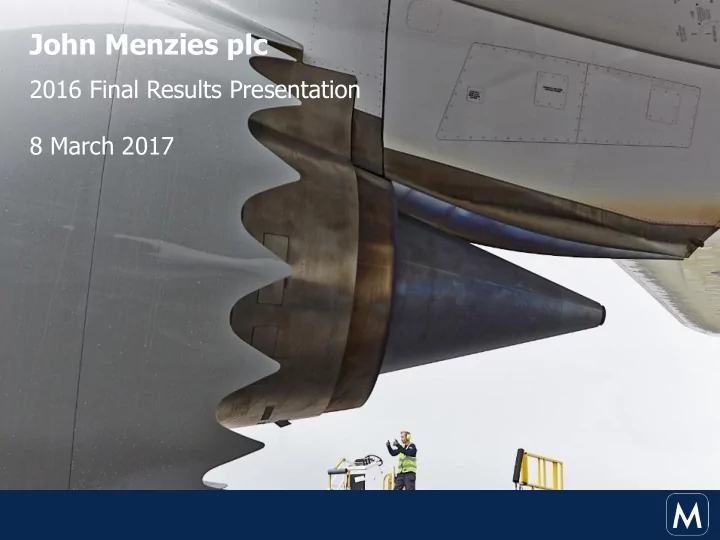 john menzies plc