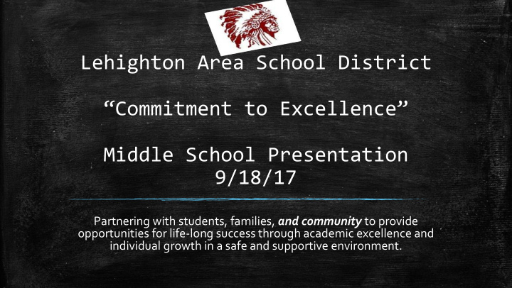 lehighton area school district commitment to excellence