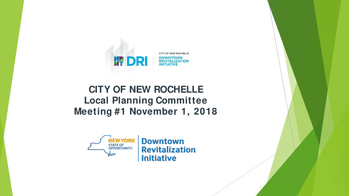 city of new rochelle local planning committee meeting 1