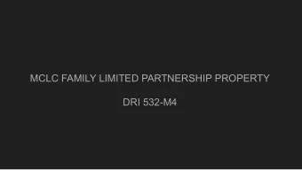 MCLC FAMILY LIMITED PARTNERSHIP PROPERTY  DRI 532-M4  PROJECT LOCUS: TISBURY  PROPERTY ORIENTATION