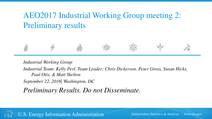 aeo2017 industrial working group meeting 2 preliminary