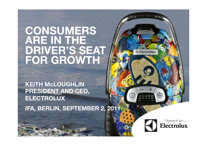 consumers are in the driver s seat for growth