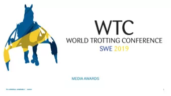 MEDIA AWARDS  1  ITA GENERAL ASSEMBLY  |  190531  BEST NEWS ARTICLE  2  ITA GENERAL ASSEMBLY  |