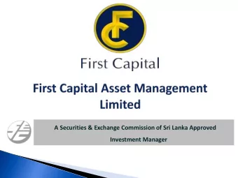 A Securities &amp; Exchange Commission of Sri Lanka Approved  Investment Manager  Discretionary