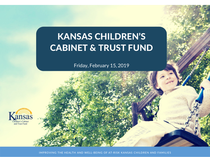 kansas children s cabinet trust fund