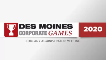 COMPANY ADMINISTRATOR MEETING  Troy Henrich  Corteva  Matt Beatty  Chief Operating Officer, Iowa