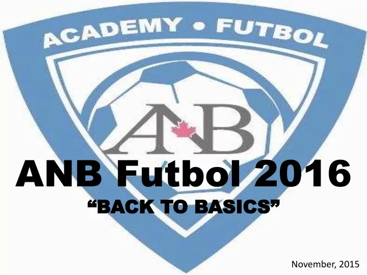 anb futbol 2016