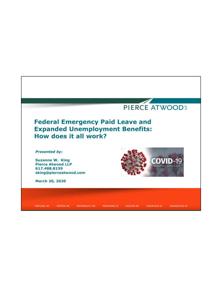 federal emergency paid leave and expanded unemployment